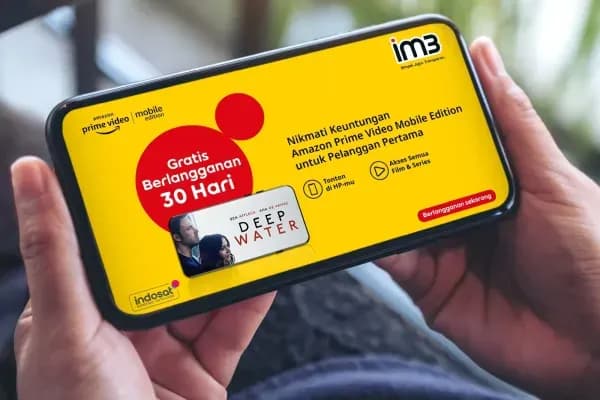 Cara Mudah Berlangganan Gratis Prime Video Mobile Edition  dengan IM3
