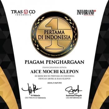 Inovasi dan Kualitas es krim AICE Kembali Raih Penghargaan `Pertama di Indonesia`