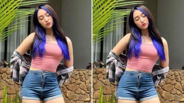 Pose Sandrina Mazaya Pakai Tanktop Pink Bikin Salfok, Netizen: Makin Kinclong!