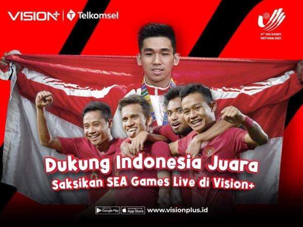Lebih Lancar Nonton SEA Games di Vision+ dengan Bundling Telkomsel