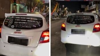 Viral Mobil Anti Perselingkuhan, Stiker di Kaca Belakang Bikin Suami Was-Was