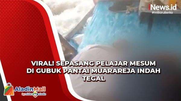 Viral Video Sepasang Pelajar Mesum di Gubuk Pantai Muarareja Indah Tegal