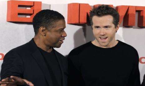 Ryan Reynolds Pernah tak Sengaja Bikin Lebam Mata Denzel Washington