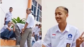 Viral Siswa SMA Kena Razia Potong Rambut di Sekolah, Tiap Murid Dipangkas Secara Asal