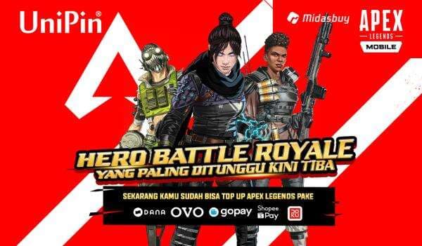 Sekarang Kamu Sudah Bisa Top up Apex Legends di UniPin!