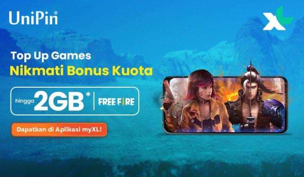Top Up Free Fire di myXL dan Dapatkan Kuota Internet Hingga 2GB!
