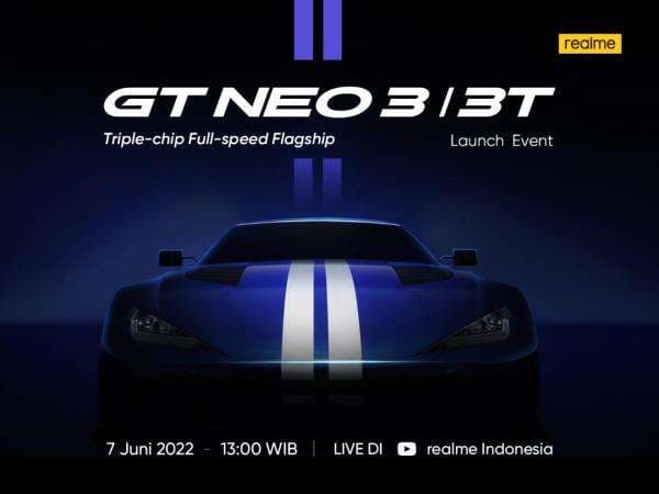 Realme GT NEO 3, Ponsel Pintar Bertema Dunia Balap Bakal Meluncur di Indonesia