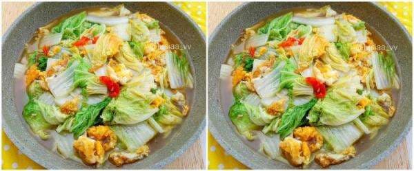 Resep cah sawi putih telur, menu praktis buat makan siang