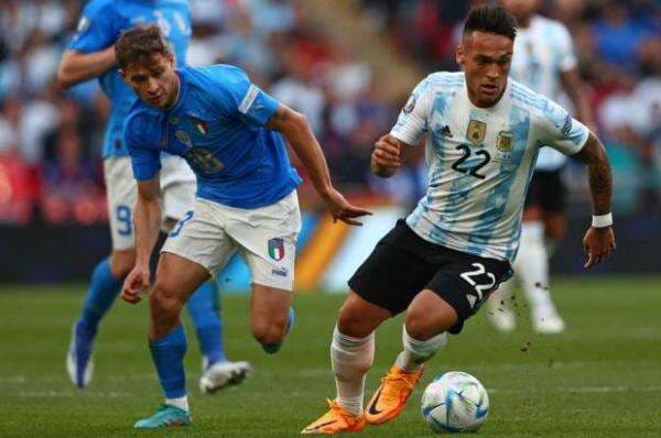 Italia vs Argentina: Lautaro Martinez Pembeda, Tim Tango Ungguli Gli Azzurri di Babak Pertama