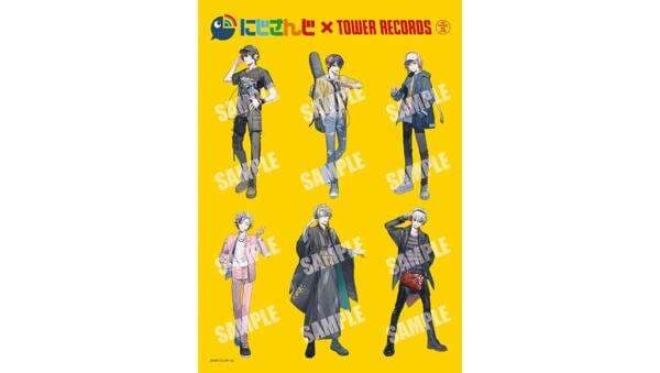 Grup VTuber NIJISANJI Mengumumkan Kolaborasi Tower Records, Visual Spesial yang Terinspirasi oleh Genre Musik