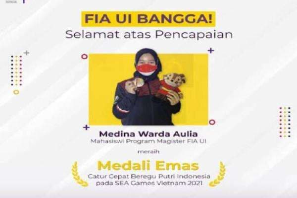 Mahasiswa UI Raih Emas Catur SEA Games 2022, Ini Strategi Medina