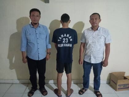 Pencuri Motor di Indomaret Bandar Sribhawono Tertangkap