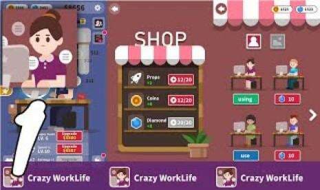 Aplikasi Game Penghasil Cuan Crazy Worklife Ini Terbukti Membayar