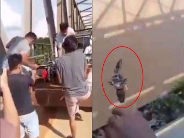 Viral Sepeda Motor Dibuang Warga ke Sungai, Diduga karena Nabrak Orang sampai Meninggal