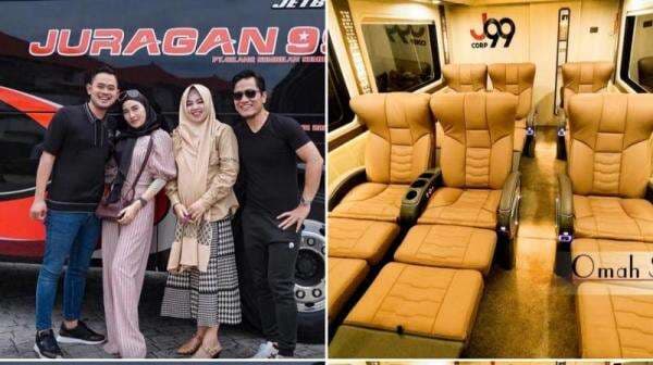 Dikenal Banyak Artis, Intip PO Bus Juragan99 Milik Gilang Widya