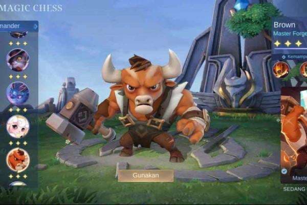 Commander Magic Chess Brown: Jagonya Equipment, Dijamin Winning Streak!