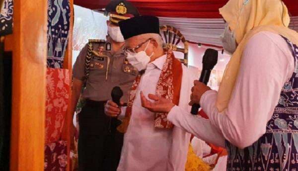 Borong Batik, Wapres Beli Motif Hujan Gerimis Khas Bogor