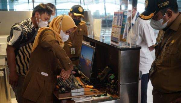 180 Timbangan Bagasi Pesawat di Bandara Soekarno-Hatta Dicek Petugas Disperindag Kabupaten Tangerang, Ini Alasannya!