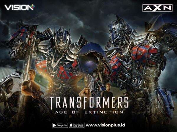 Rekomendasi Film Akhir Pekan Vision+, Saksikan Transformers: Age of Extinction