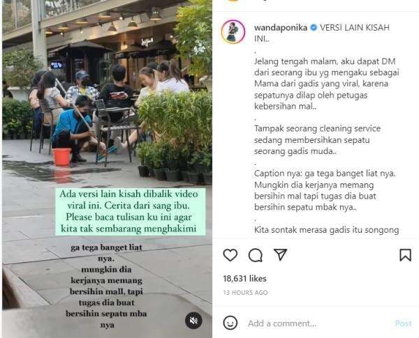 Terungkap! Ini Fakta di Balik Video Viral Cleaning Service yang Bersihkan Sepatu Pengunjung Mal Terungkap! Ini Fakta di Balik Video Viral Cleaning Service yang Bersihkan Sepatu Pengunjung Mal