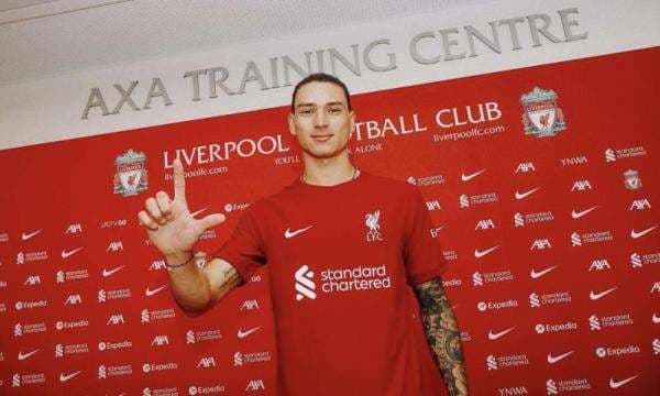 Darwin Nunez Akhirnya Diresmikan Jadi Pemain Liverpool