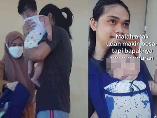 Viral Suami Pengangguran Jadi Bapak Rumah Tangga dan Asuh Anak, Istrinya Kerja sebagai PNS