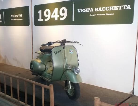 Mengintip Vespa Bacchetta, Tertua di Museum Vespa World Days 2022 Bali