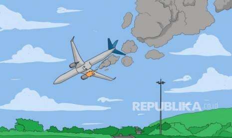 Pesawat 182 Jamaah Haji Indonesia Meledak Menabrak Bukit Nabi Adam di Srilangka