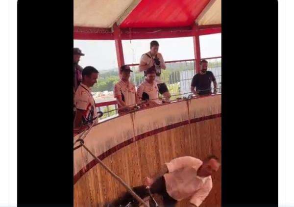 Jelang MotoGP Jerman 2022, Stefan Bradl dan Pol Espargaro Nonton Atraksi ‘Tong Setan’