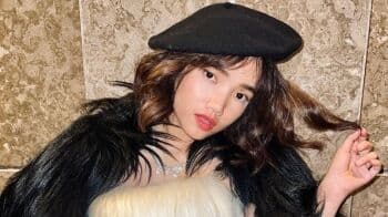 5 Gaya Fuji Pakai Dress Bulu-Bulu di Ultah Lucinta Luna, Seksi dan Glamor!