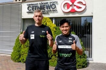 Resmi Kembali ke Lechia Gdansk, Witan Sulaeman Langsung Gabung Latihan Tim