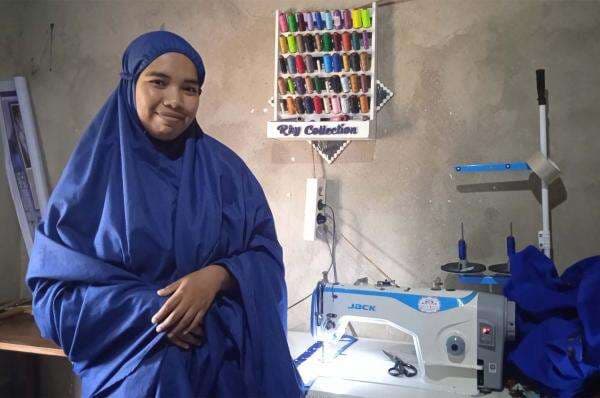 Berawal Hobi, Risna Buka Usaha Jahit di Rumah, Omzet Jutaan