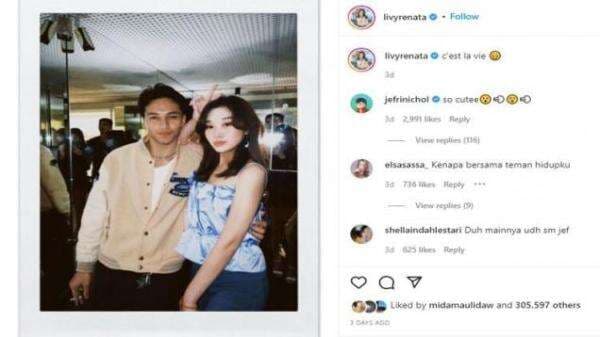 Livy Renata Selfie Pakai Bikini Seksi, Netizen Ramai-ramai Senggol Jefri Nichol