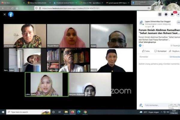 Dihadiri Puluhan Mahasiswa, LPPM Univeristas Esa Unggul Gelar Forum Ilmiah Abdimas