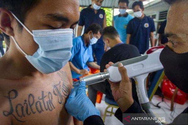 Hijrah, 62 Orang Ikuti Hapus Tato di Gunungkidul