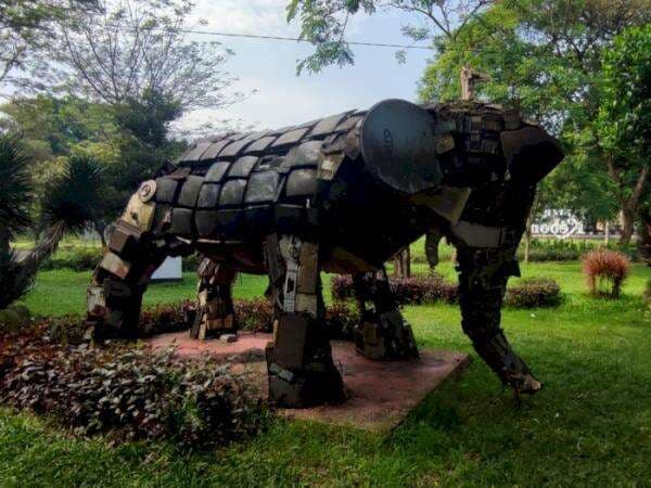 Jadi Nampak Angker, Taman yang Dulu Hits di Jombang Kini Terbengkalai