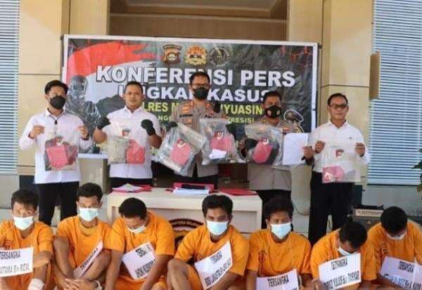 Polisi Tangkap Komplotan Pembunuh Bayaran di Musi Banyuasin