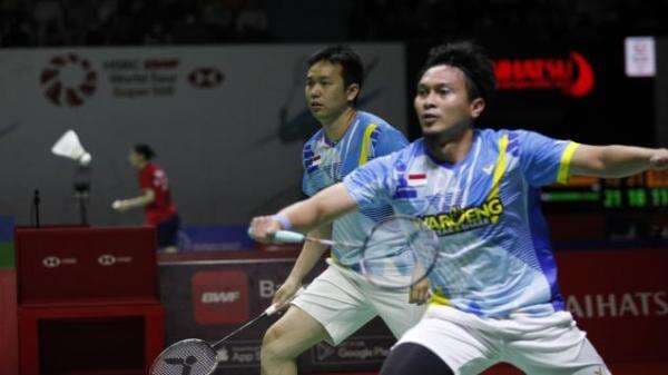 Kocak! Ogah Kalah dari Minions, The Daddies Pamer Aksi Tengil ke Wakil China di Malaysia Open 2022