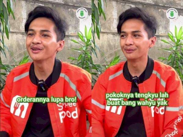 Kisah Driver Ojol Ganteng yang Lupa Bawa Orderan, Ucapkan Makasih sama yang Namanya Wahyu Kisah Driver Ojol Ganteng yang Lupa Bawa Orderan, Ucapkan Makasih sama yang Namanya Wahyu