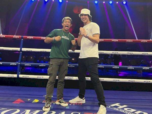 Foto Bareng Paris Fernandes di Ring Tinju, El Rumi Diperingatkan Jangan Nekat Tanding