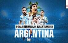 Skor 10: Transfer Pemain Argentina Termahal dalam Sejarah