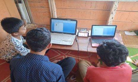 Oemah Edukasi Binaan Rumah Zakat Ajak Anak Lebih Kreatif