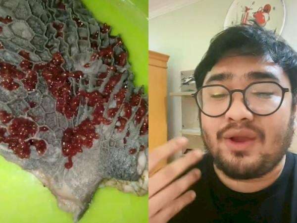 Viral Babat Dipenuhi Cacing Merah, Begini Penjelasan Chef Nausa