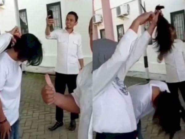 Momen Mahasiswa Gondrong Dipangkas Dosen Supaya Bisa Ikut Ujian, Harus Good Looking?