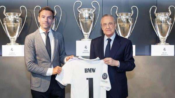 Real Madrid Dapat Sponsor Baru, Pemain Dapat Mobil Listrik Keluaran Terbaru