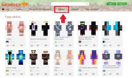 Cara Membuat atau Mengedit Skin Minecraft Online mengunakan Skindex, Mudah dan Cepat