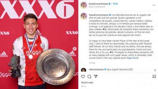 Fix ke Manchester United, Lisandro Martinez Bisa Pilih Nomor Punggung yang Lowong Ini