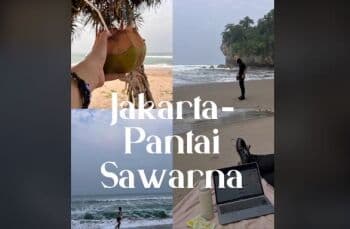 TikToker Berbagi Pengalaman Liburan ke Pantai Sawarna, Booking Homestay Eh Ternyata....