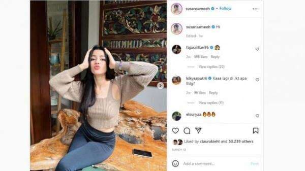 Pacar Fajar Alfian Pamer Body Goals, Susan Sameh Langsung Banjir Pujian Netizen