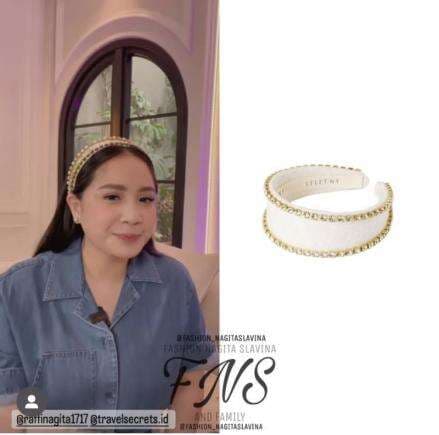 Harga Bando Nagita Slavina Bikin Elus Dada, Netizen: Seperti Gajiku Sebulan